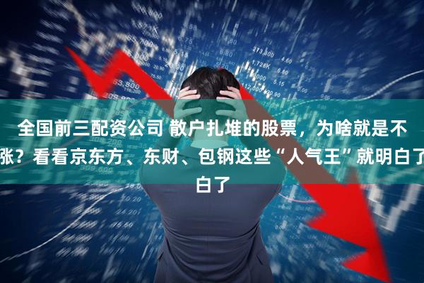 全国前三配资公司 散户扎堆的股票，为啥就是不涨？看看京东方、东财、包钢这些“人气王”就明白了